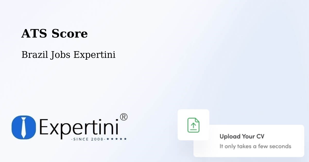 Resume ATS Score & Job Description Match Tool – Veríssimo - Brazil Jobs Expertini
