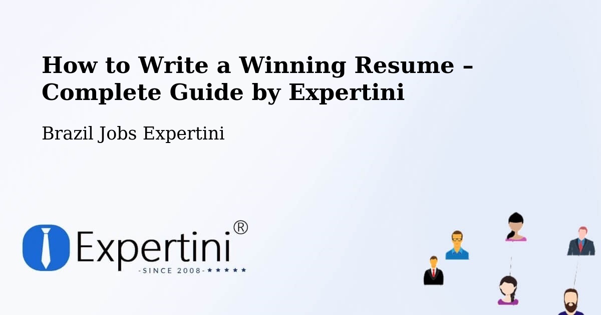 Resume Writing Guide for Job Seekers – Veríssimo - Veríssimo, Brazil Jobs Expertini