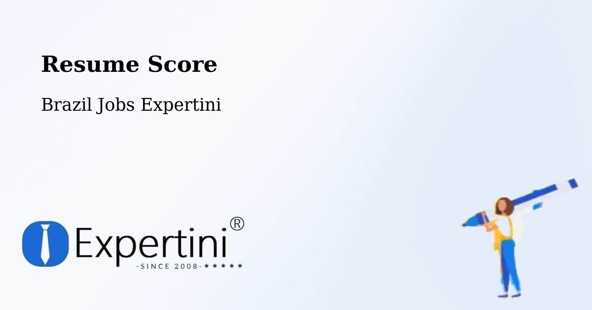 Resume Score & Job Description Match Tool – Veríssimo - Brazil Jobs Expertini